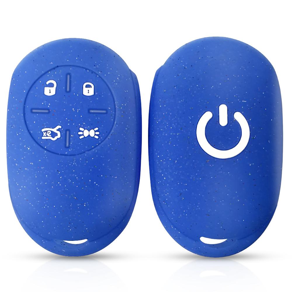 for Fiat 500 500e 2023 car remote key case silicone chain key cover holder 4 buttons protecor shell fob