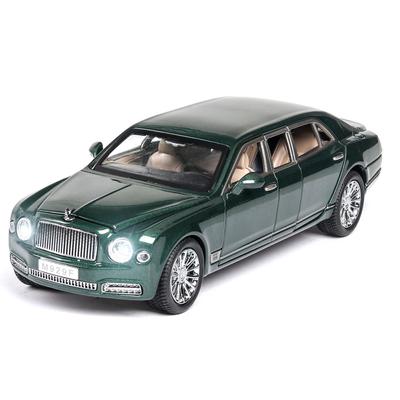 1:24 Scale Mushang Extended Bentley Mushang Large Size Diecast Alloy Car Model Toy High Simulation Metal Car for Collection