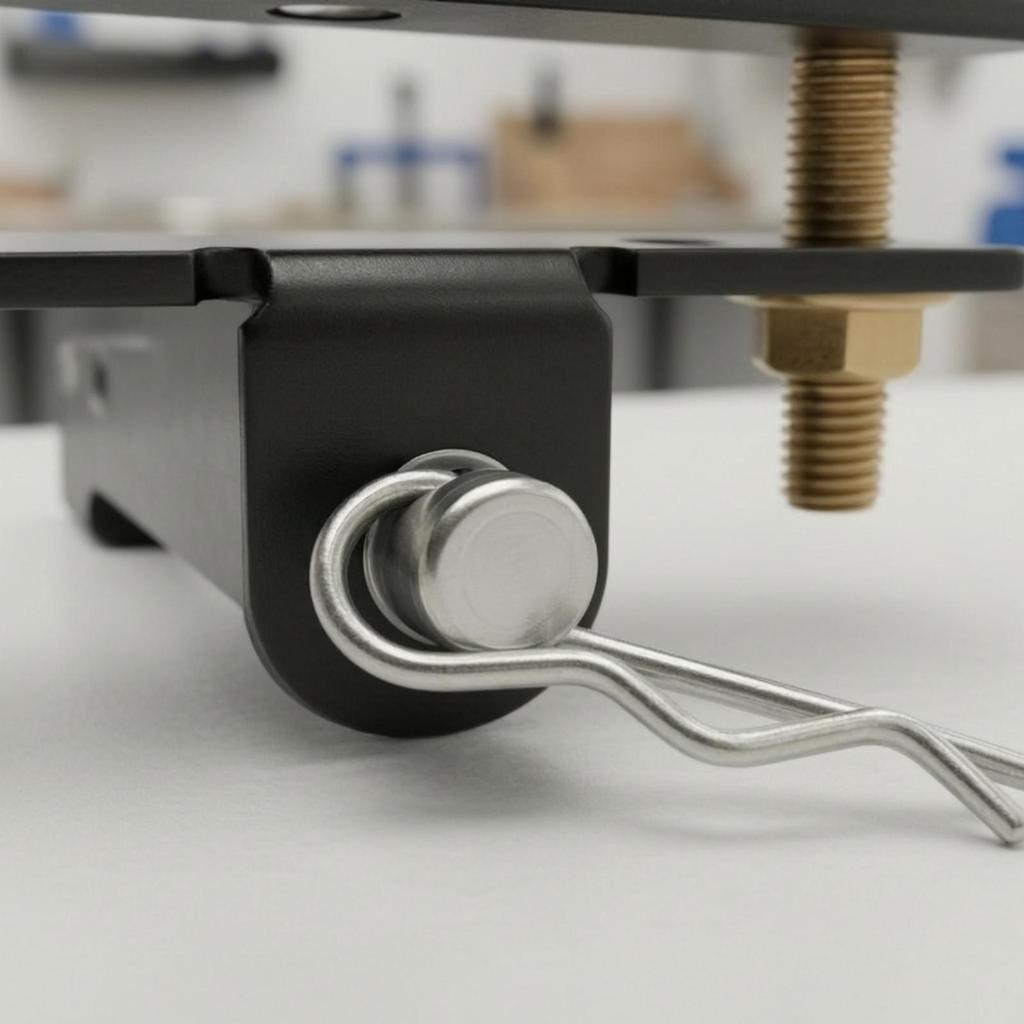 Trailer Connector with Bracket Impact-Resistant Towing Hookup