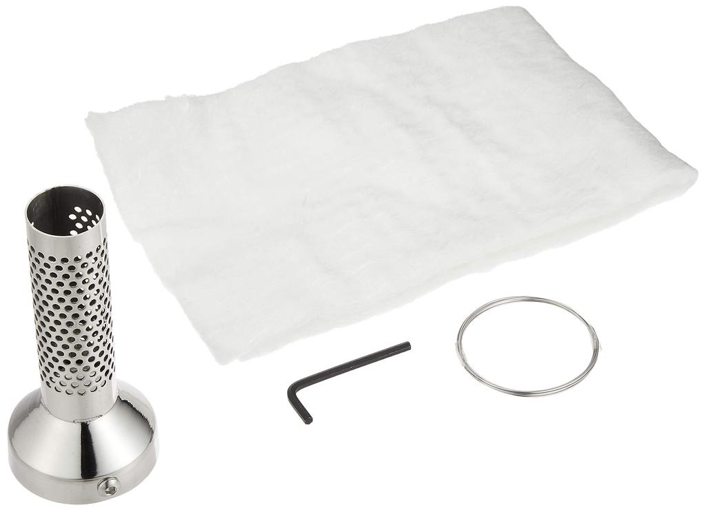 FORTUNE JDM Stainless Steel Punching Inner Size Silencer, 70mm, JIS-P70