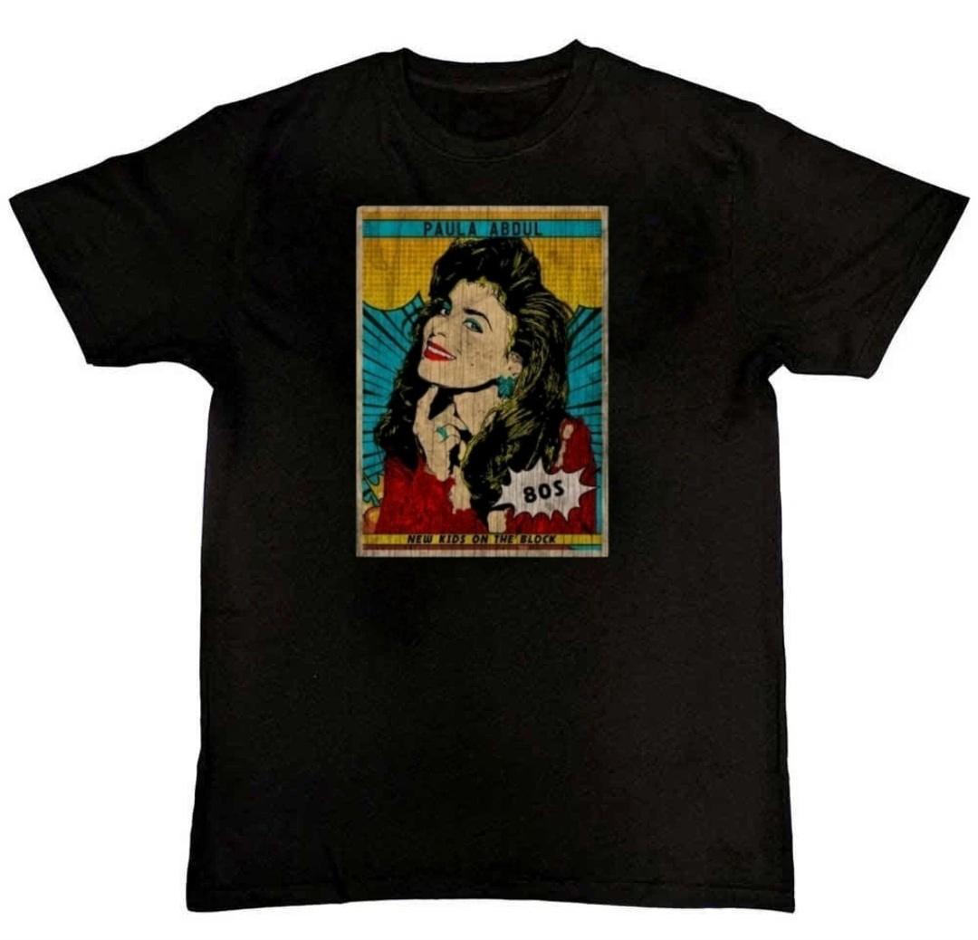 Rare Paula Abdul Graphic Print Mens T-Shirt XXL