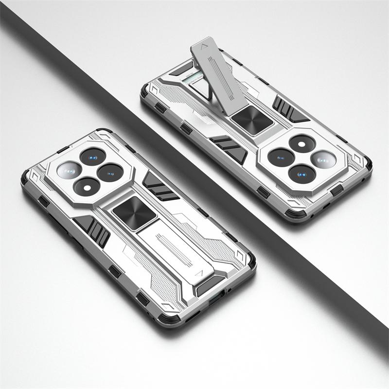 Pro Xiaomi Redmi Note 14 Pro Plus 5G Pouzdro Nárazuvzdorné Brnění Pouzdro na telefon pro Redmi Note14 Pro Plus Magnetický držák do auta Zadní kryt