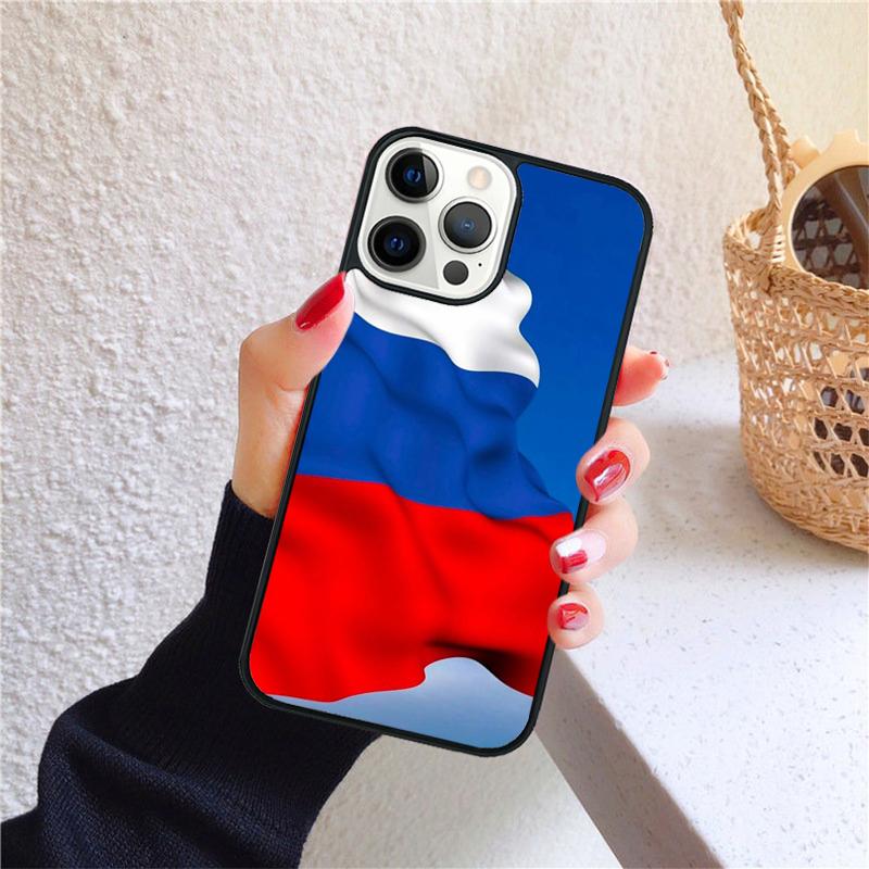 Russia Coat of Arms Phone Case for iPhone 17 Air 16 15 14 12 13 PLUS 11 PRO MAX Back Cover Fundas Shell