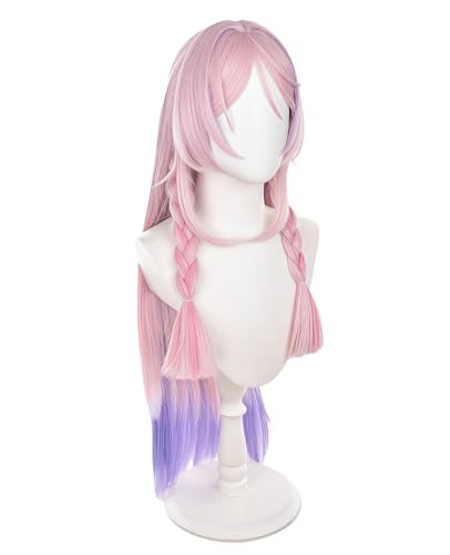 NOKIJP Shitlari Wig, Genshin Impact Cosplay, Heat-Resistant, Smooth, Easy to Style, Genshin Impact Nata Shitlari, White Star Obsidian, Master of the M
