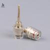 2/4Pcs 4MM Banana Female To 2MM Pin Connector HIFI Cable Adapter Plug Braided Copper Wire Socket