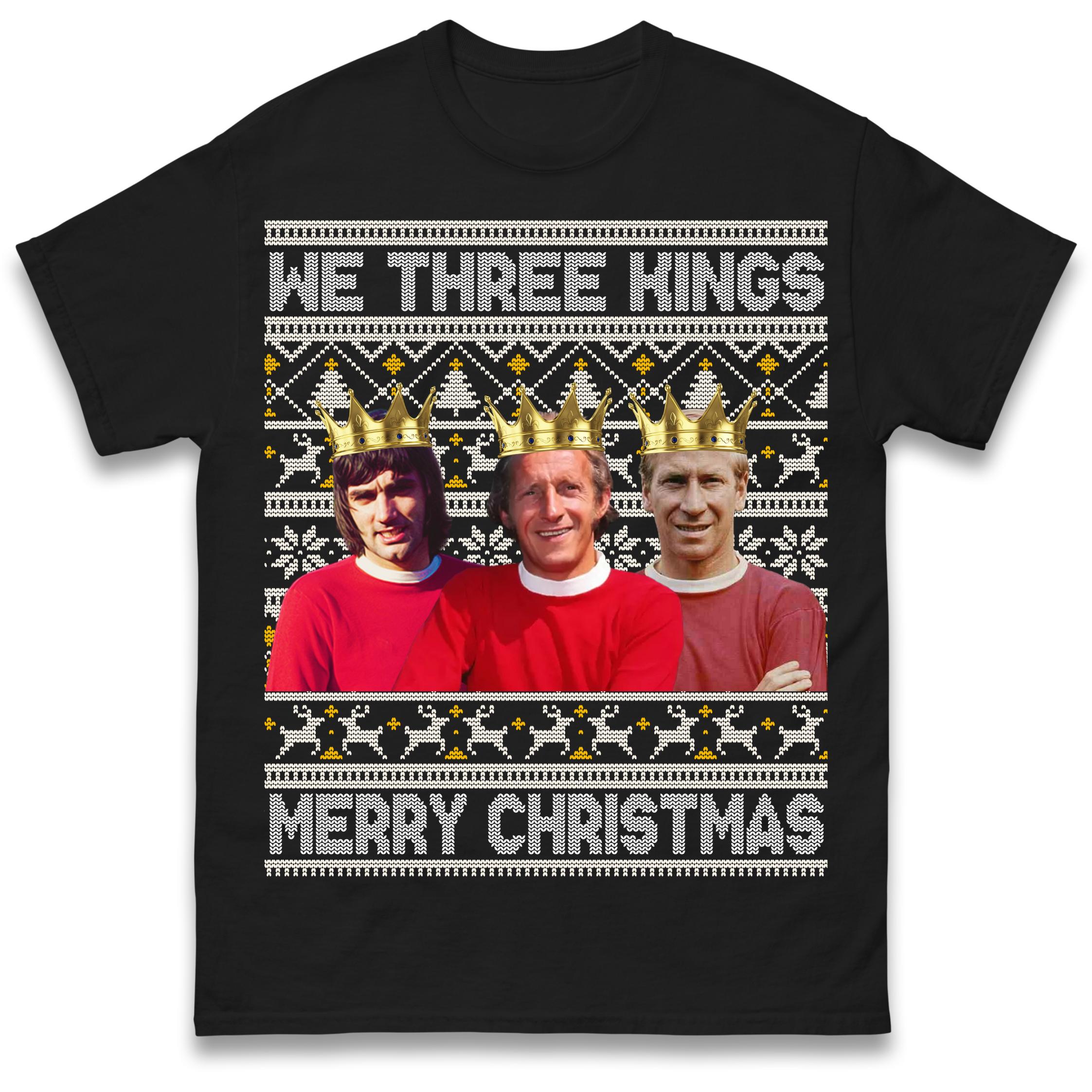 We Three Kings Best Law Charlton christmas T Shirt Tshirt Mens Womens Unisex Tops Tees M