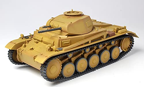 PLATZ/MONO Dragon 1/35 Scale Tanks of the World 2 German Army Panzer II Ausf. F Afrika Korps Plastic Model Kit MD002