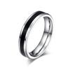 Vnox Classic Wedding Rings for Women Men Stainless Steel Couple Jewelry Promise Band Alliance Bijoux