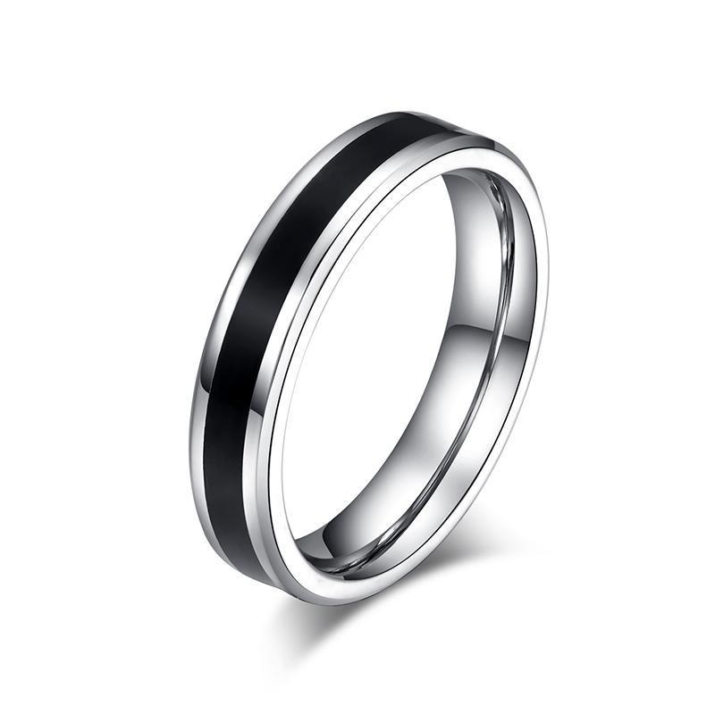 Vnox Classic Wedding Rings for Women Men Stainless Steel Couple Jewelry Promise Band Alliance Bijoux