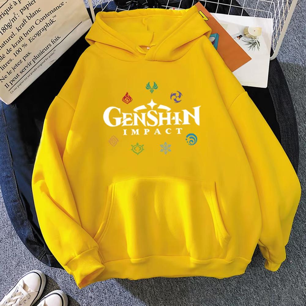 Genshin Impact Hoodies 2025 Spring Women Korea Female Hoody Graphic Streetwear Ulzzang Unisex Sweatshirt Men Harajuku Jacket