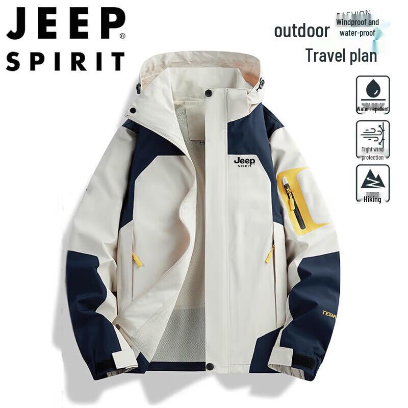 

JEEP SPIRIT Men s Outdoor Spring/Autumn Jacket 3XL