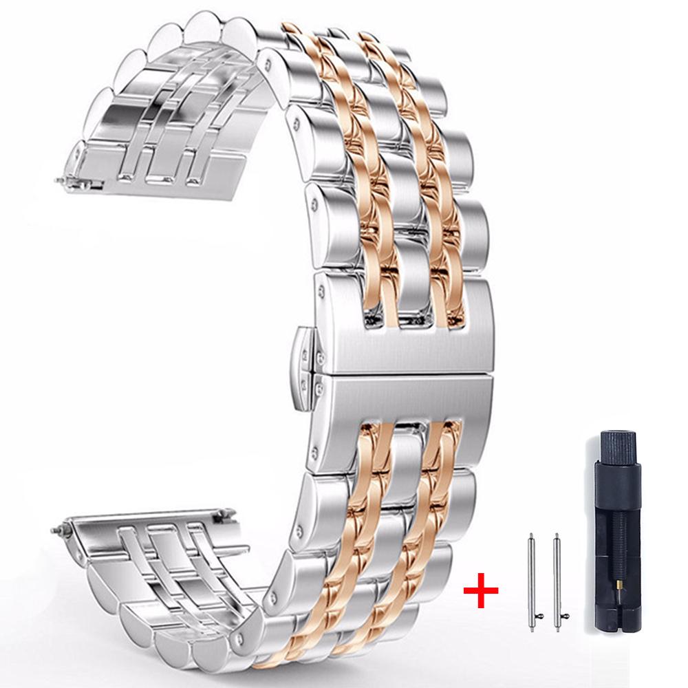 Metallarmband für HUAWEI GT 3 2 Pro 46mm Runner SE 43mm 42mm Edelstahl-Geflechtband für HUAWEI WATCH Buds Armband