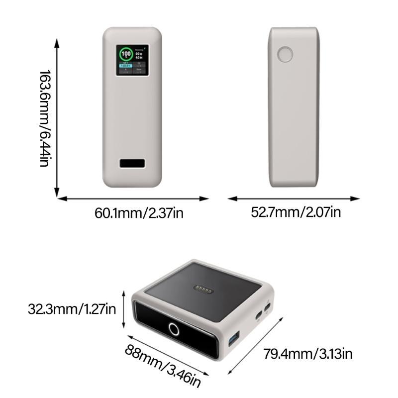 Silikonové pouzdro pro Anker 27650mAh 250W Powerbanku Obal Nárazuvzdorné a odolné proti poškrábání Pouzdro pro Zvýšení odolnosti B2QA