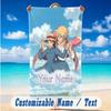 Beach Towel Custom Name Text, Quick Dry Large Towel For Beach HomeHowl's Moving Castle