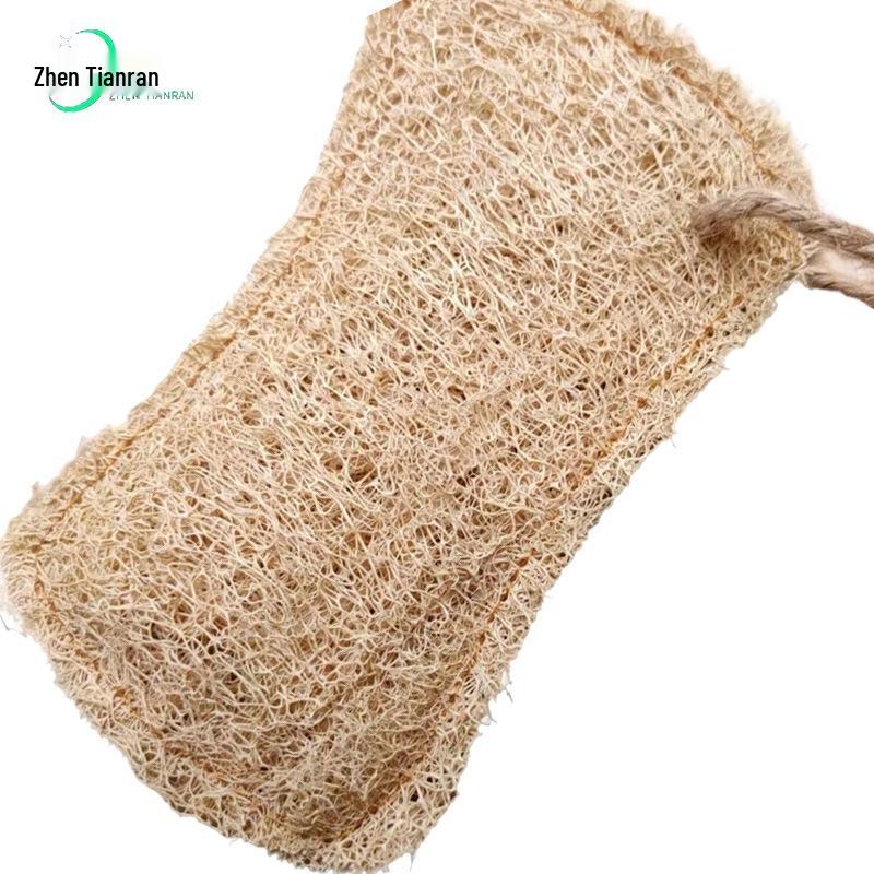 Eco-Friendly Pillow-Shaped Loofah Dish Brush - Biodegradable Kitchen Cleaning Tool