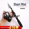 Ultra-Short Surf and Rock Fishing Rod Set: Mini Sea, Ice, and Casting Rods for Long-Distance Casting and Whip Fishing