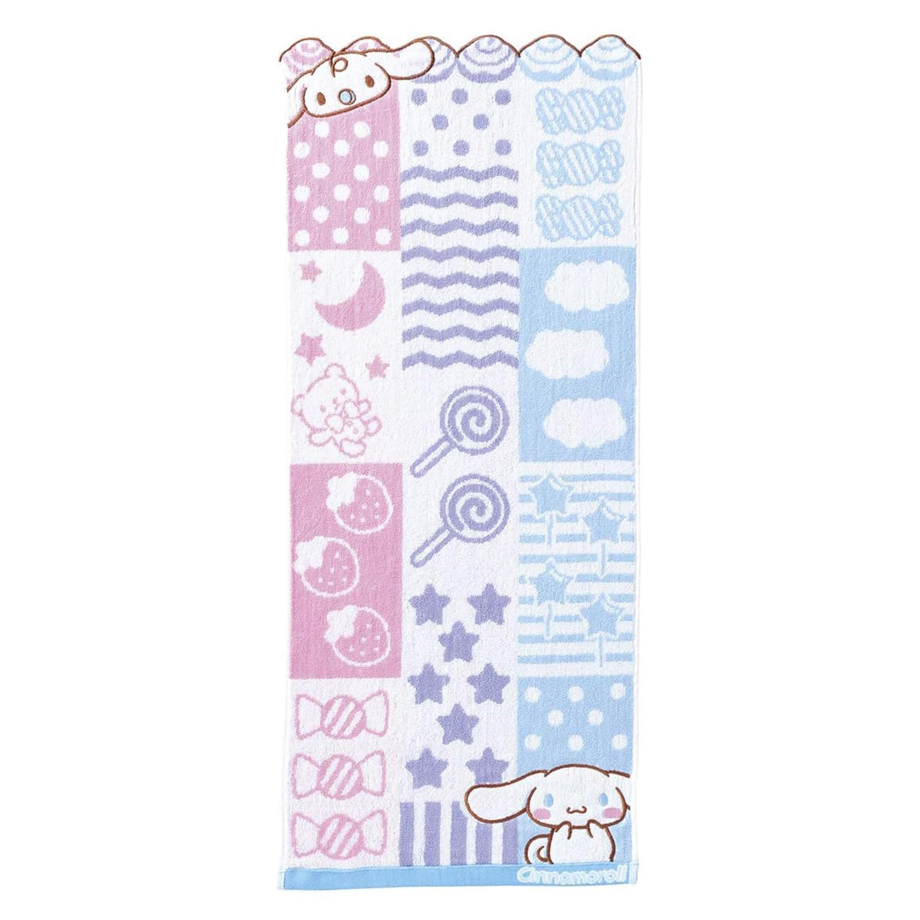 

Marushin Sanrio Cinnamoroll Face 34 x Chambre Product 3005049600 Towel, 80cm, Cinnamon, 100% Cotton, Number