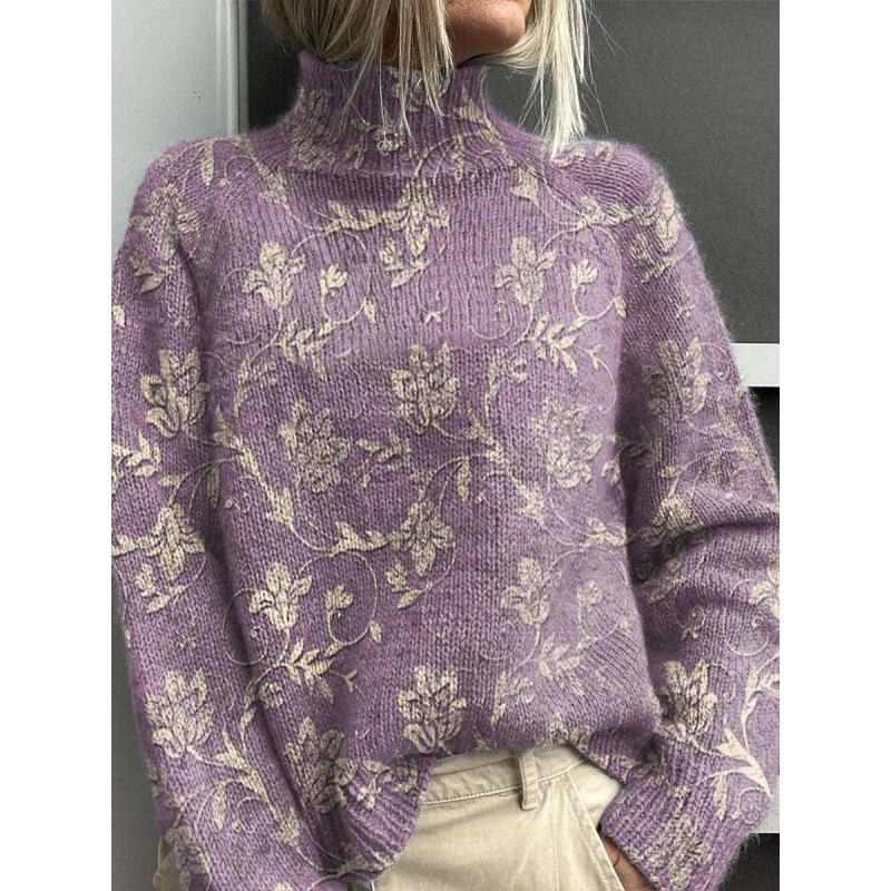 Neuer bedruckter lässiger Umhang Cardigan Pullover