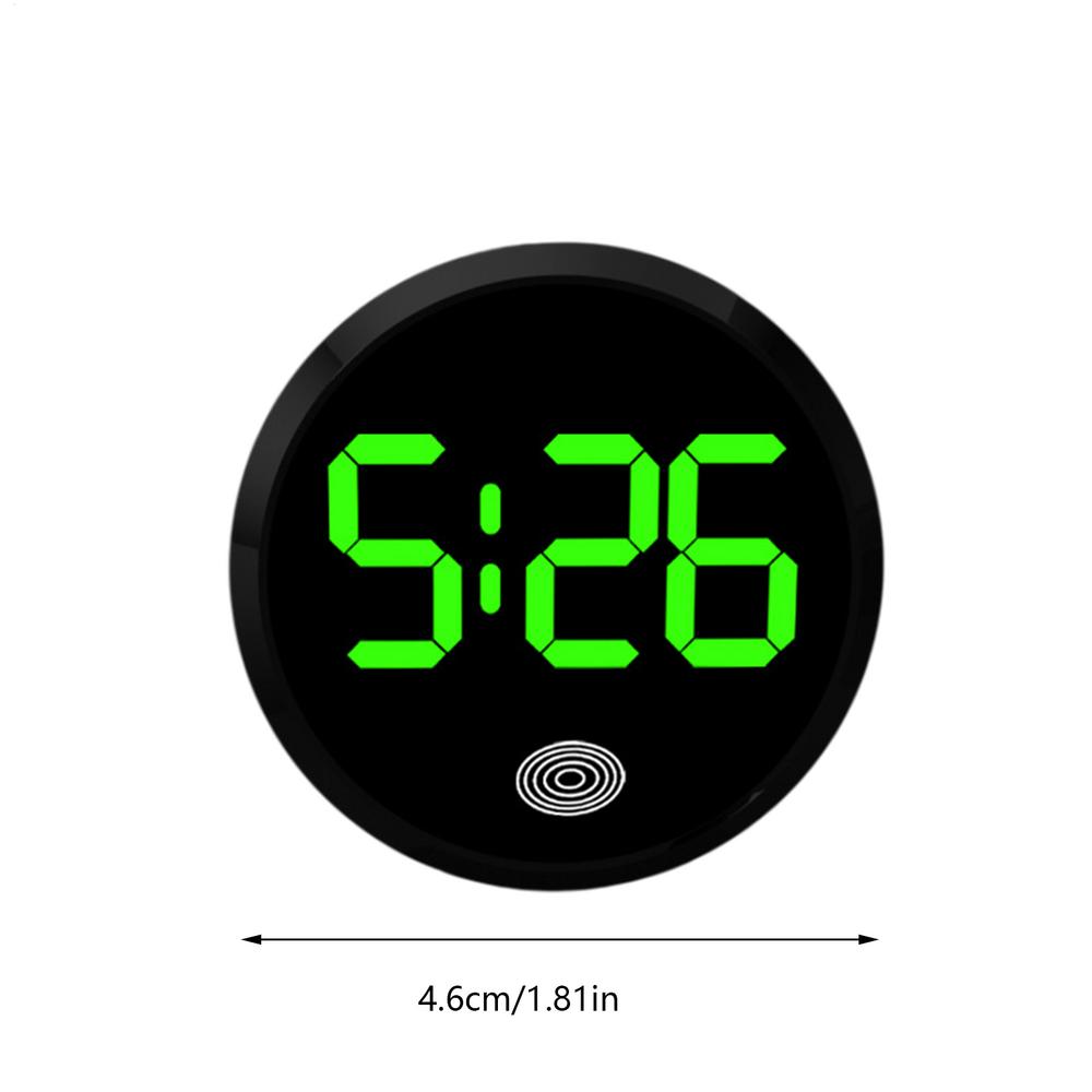 Car Dashboard Digital Clock Vehicle Touch-Activated Car Vent Clocks Watch Waterproof Auto LED Air Vent Watch For Automotive SUVS