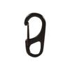 5PCS   Useful Metal Alloy   Quick Release Clip Key   Keychain Carabiner(black)