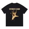 2026 System of a Down Retro Metal Band Inspired Print Tee Breathable For Daily And Concert We