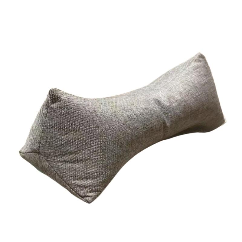 Natural Buckwheat Hull Cervical Pillow - Triangular Traction & Stretching Neck Support Pillow for Fatigue Relief & Wellness