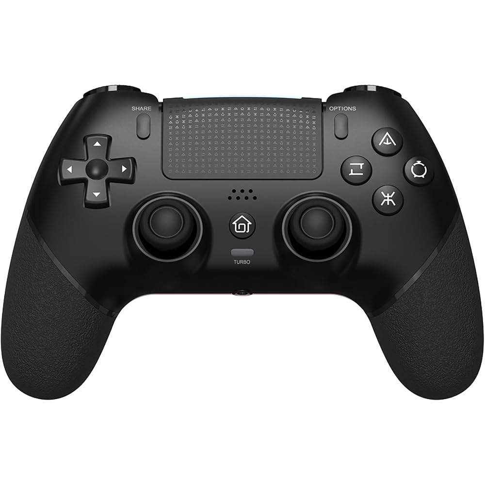 QISI PS4 Controller, Wireless Connection, Black, White, Macro Function, 1000mAh, Large Capacity, ...