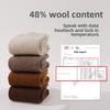 5 Pairs of Wool Socks Women's Winter Mid-tube Socks Double Needle Pile Socks Boneless Women's Winter Warm Stockings