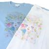 Mizumori Ado Flower Face Blue M size T-shirt