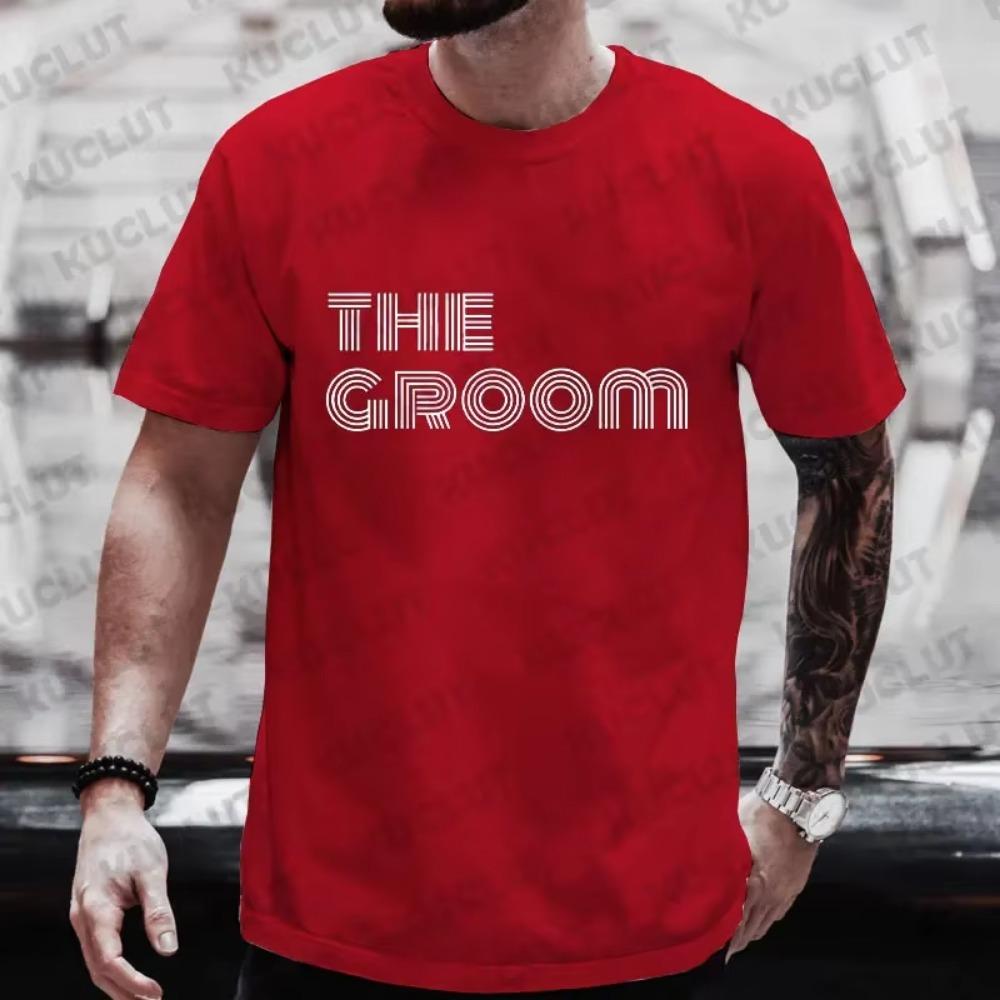 Groom Squad Shirt Stag Bachelor Party T-shirt Graphic Tee Team Future Groom Wedding Groomsman Blouses Male Tops Best Man Tshirt