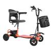 Scooter elettrico pieghevole a 4 ruote per adulti e anziani, Scooter elettrico con capacità di carico 120 kg, Sedia a rotelle da viaggio all-terrain con batteria al litio da 48V