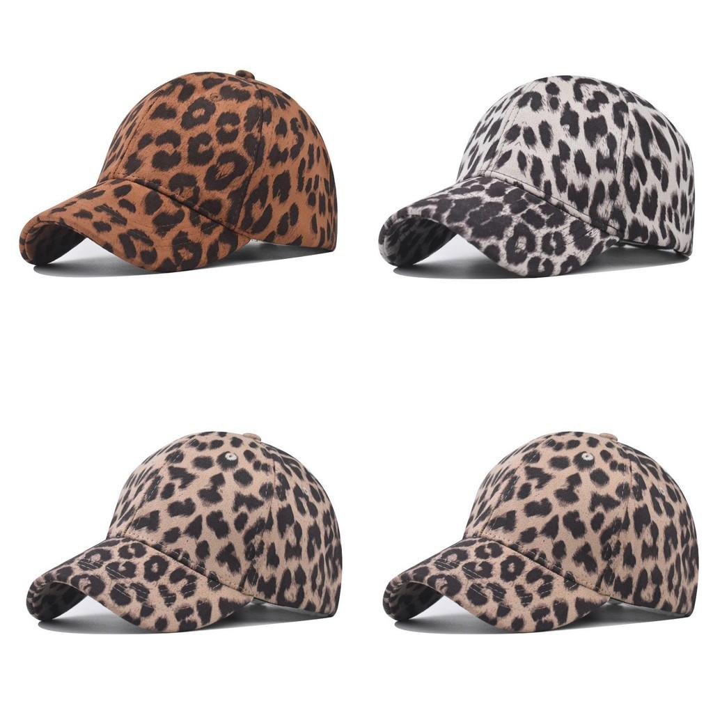 Leopard Print Baseball Cap For Men And Women Cotton Sun Hat With Adjustable Fit For Summer And Spring