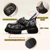 Guochao Style Platform Women's Loafers New Chinese Embroidered Flower Cloth Versatile Mary Jane Thick Heel Small Leather Shoes Casual Single Shoes