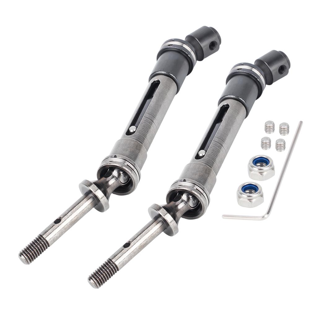 Steel CVD Front Rear Drive Shaft Set for 1/10 Traxxas Slash 4X4 Slash Rustler VXL Stampede 4X4 VXL Car Upgrade Parts