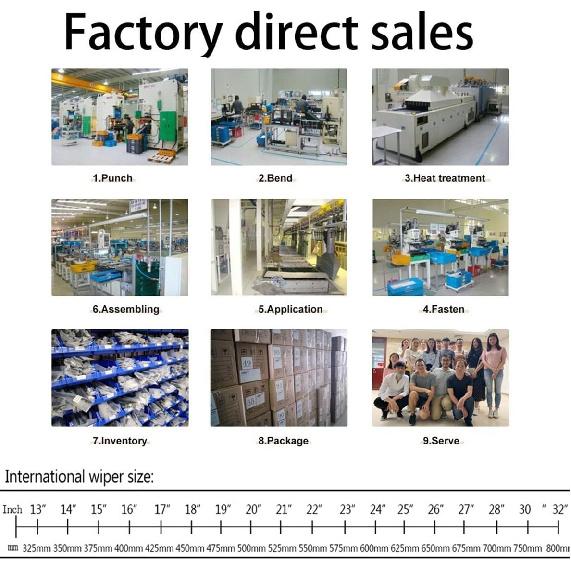 Auto Wiper Wiper Front & Rear Wiper Blades Set Kit Compatible with Mini Clubman R55 2007 2008 2009 2010 2011 2012 Windshield Windscreen Rear Window