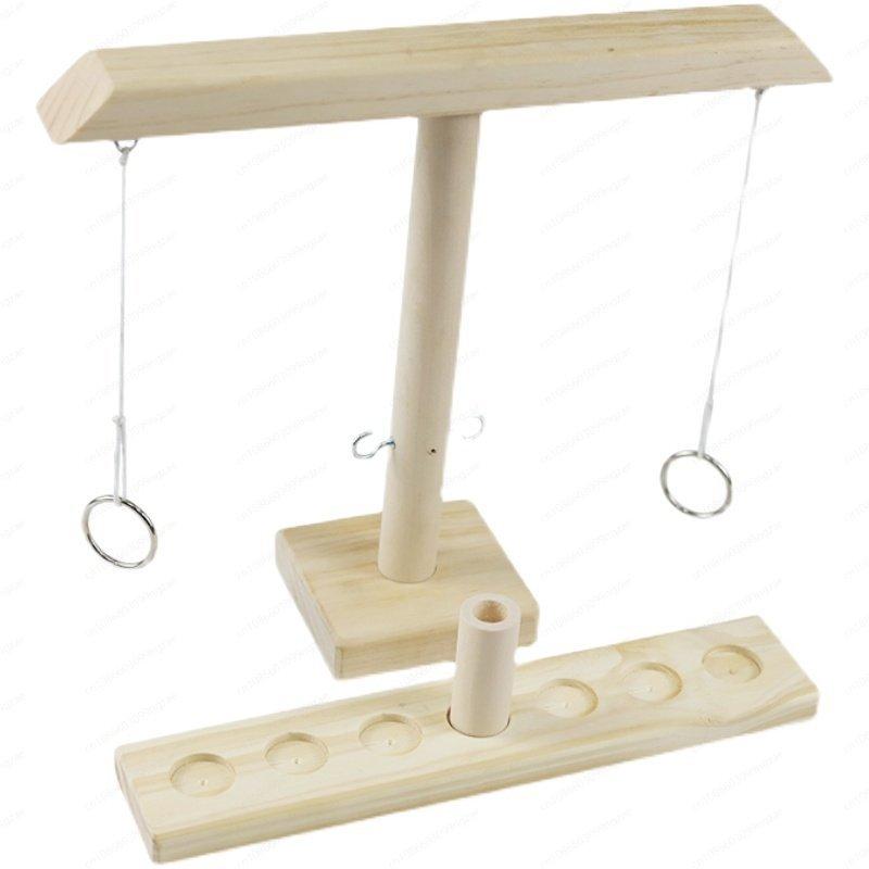 Amazon's popular ring-throwing hook game double board game interactive wooden ring-throwing toy