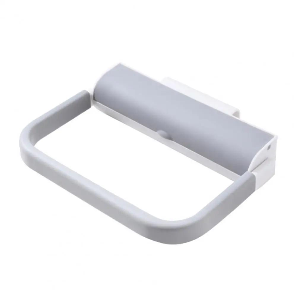 

Полезная стойка для мусорных пакетов Долговечная полка для мусорного ведра Водонепроницаемый подвесной тип Нет необходимости наклоняться Полка для мусорного ведра серый