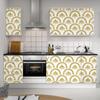 Black/White Modern Wallpaper Decorative Wall Removable Self Adhesive Petal Pattern Geometric Contact Paper PVC Sticker