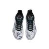 New Anta Anti Slip Wear Resistant Mid Top Performance Basketball Shoes Men's Gray White 112211605-1