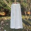 2026 Summer New Lace Patchwork Nine-Quarter Wide-Leg Pants Women's Casual Pants