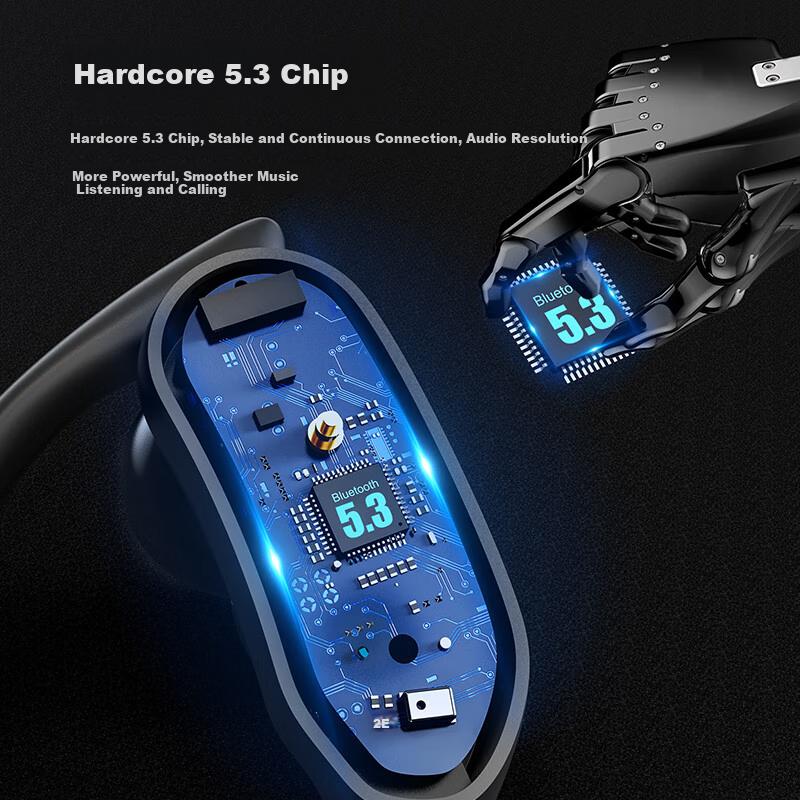 Newmine Bluetooth Earphones, Ear-Hook Style [Washable], Long Battery Life, Noise Reduction