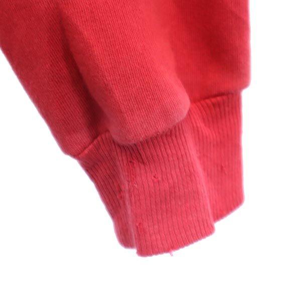 LACOSTE Sweatshirts 14 Red Back brushed Men's Used