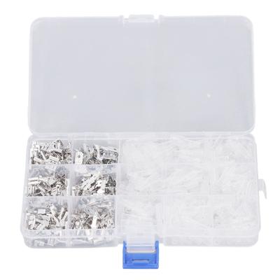 480 Pcs Male Female Spade Wire Connectors 2.8mm 4.8mm 6.3mm Copper Tin Plated Wire Terminals with