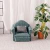 1/12 Dollhouse Mini Flax Sofa Throw Pillow Model Dollhouse Furniture Decoration Dolls House Home Scene Decor Accessories