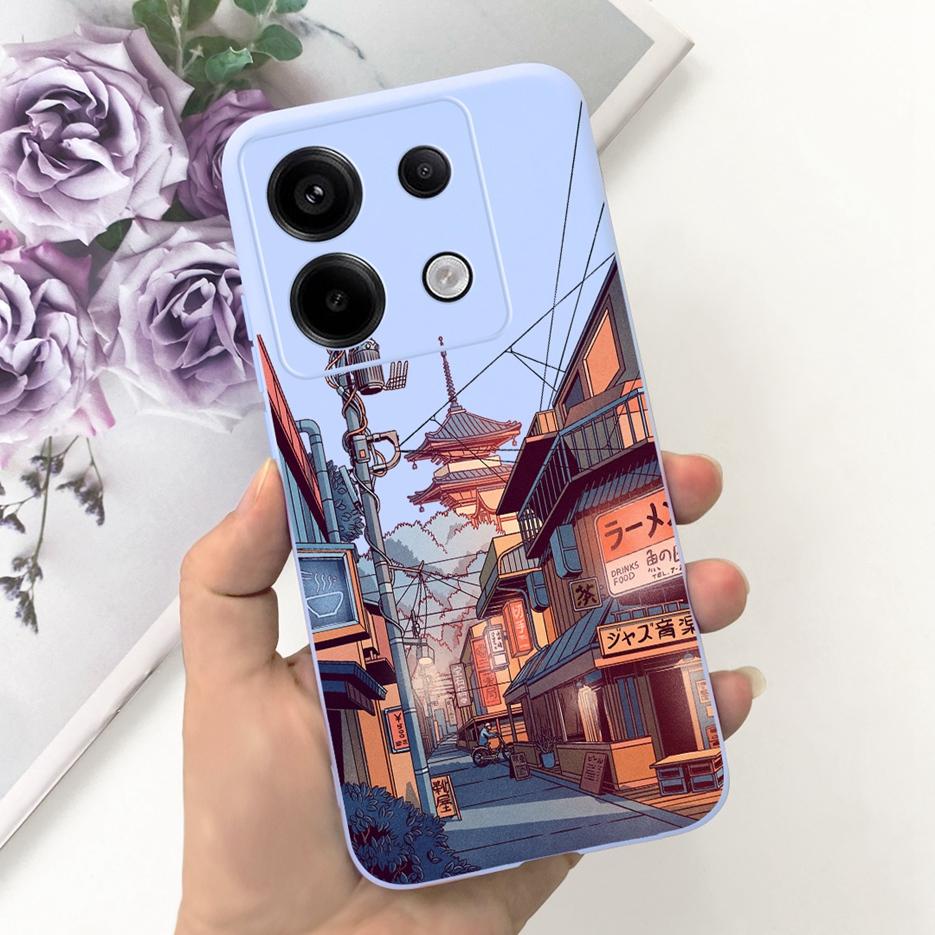 For Xiaomi Redmi Note 13 4G Case Cute Fashion Cartoon Cover Soft Silicone Phone Case For Redmi Note 13 Pro Plus Note13 5G Bumper