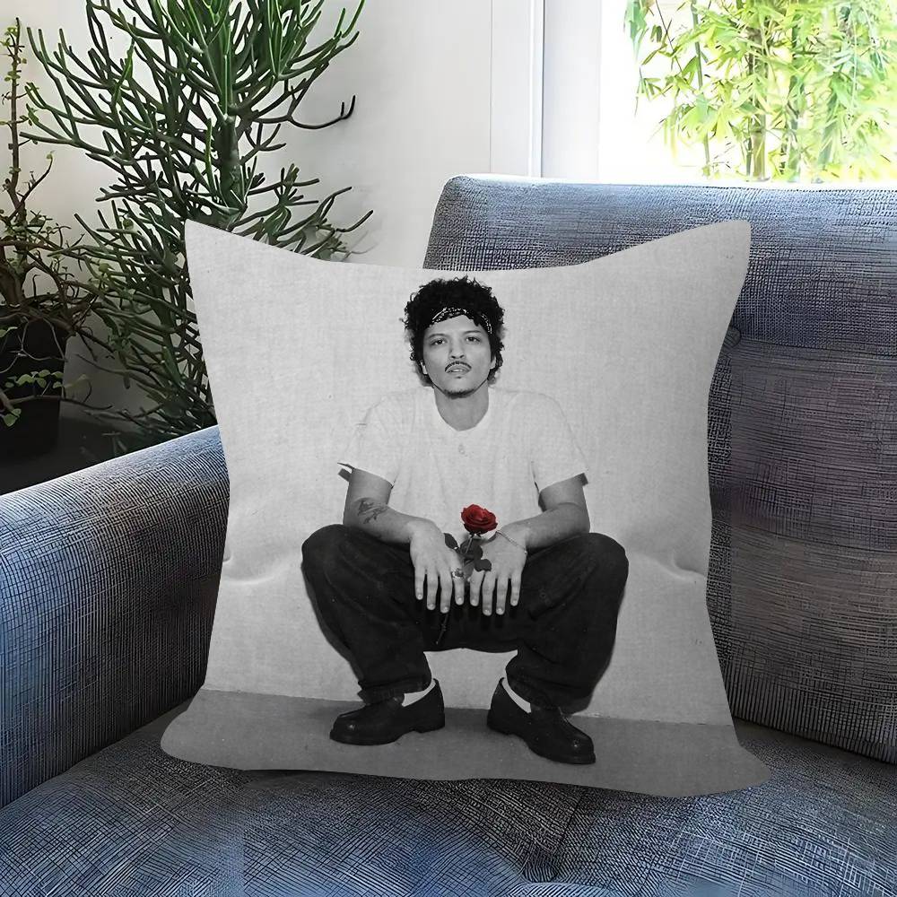 Singer Bruno Mars The Romantic Cushion Cover Decorative Pillow Sofa Home Decor Case Pillow Cases