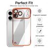 Ultra Slim Transparent Case for IPhone 17 Pro Max Matte Hard Plating PC All-round Camera Film Shockproof Shell for IPhone 17Air