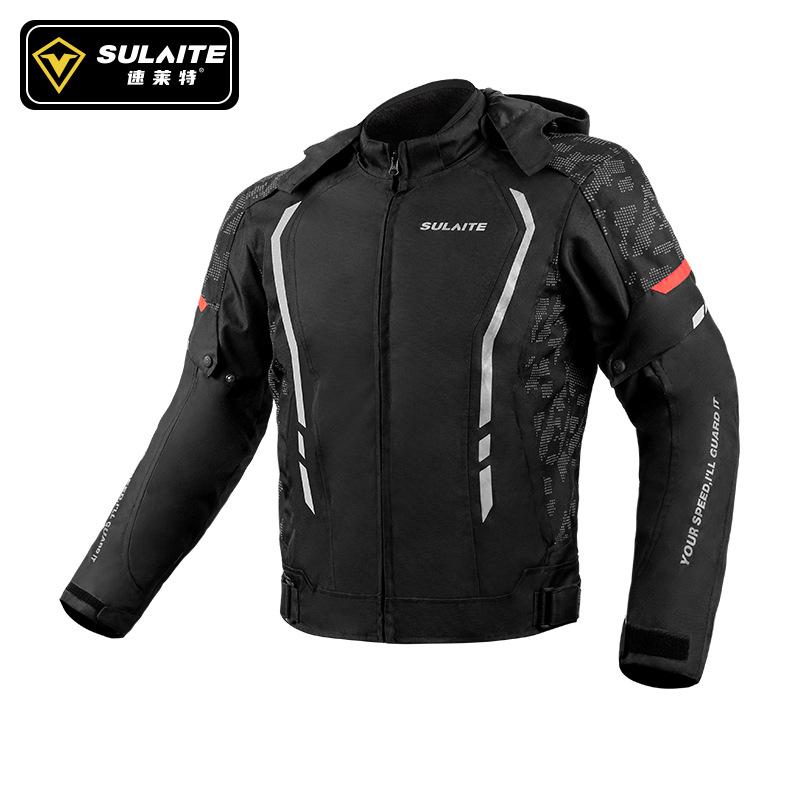 Summer Motorcycle Jacket Breathable Motorbike Jacket Anti-Fall Moto Equipment Wear-Resistant Motocross Clothing Men