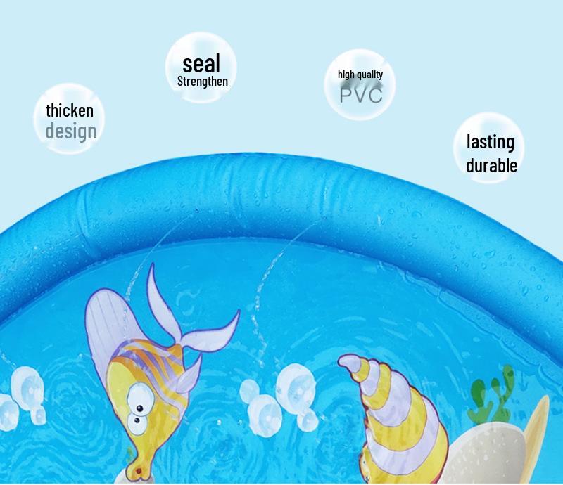 PVC Children's Outdoor Water Play Sprinkler Pad