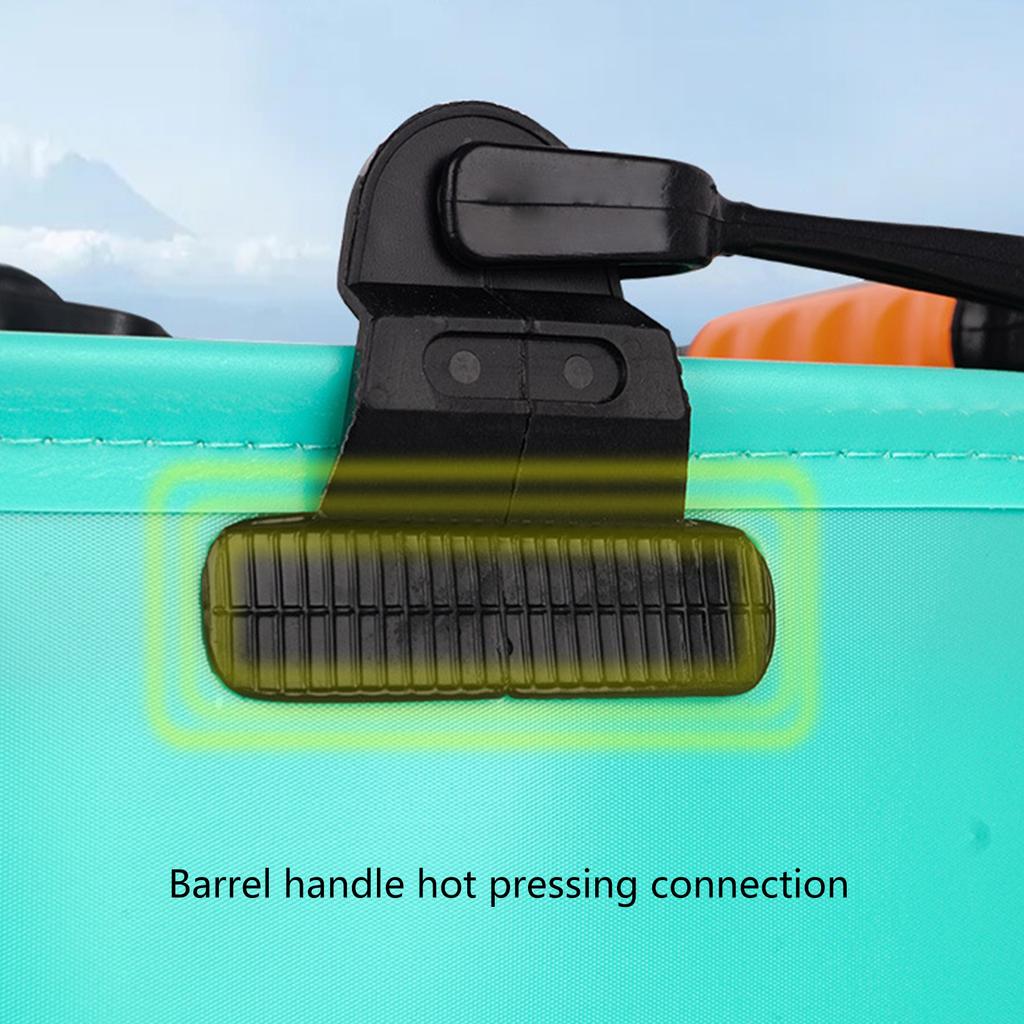 7L/13L Outdoor Fishing Bucket Water Resistant Outdoor Camping Bucket Hand Carry Fish Bucket Fishing Accessories